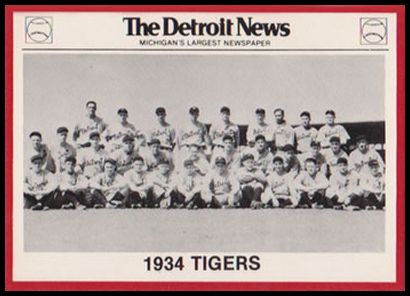 13 1934 Tigers